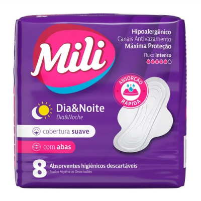 MILI ABS COD 1365 DIA/NOITE SUAVE C/ ABAS